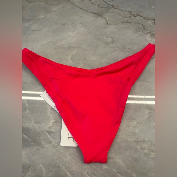 NWT! L*Space Cabana Bikini Bottom in Hot Cherry. Size Medium $84 - Picture 5 of 5